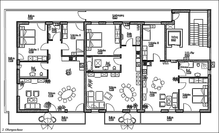 Grundriss 2.Obergeschoss