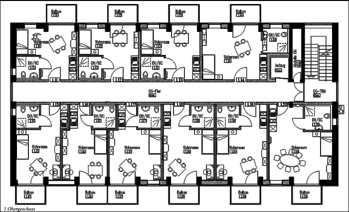 Grundriss 1.Obergeschoss